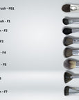 CS Essentials Full Makeup Brush Set - Set Of 18 Brushes