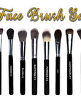 CS Essentials Face Brush Set - Set of 8 Brushes