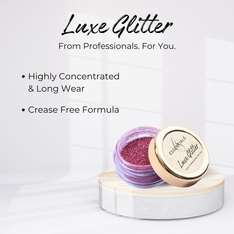 Luxe Eyeshadow Glitter - Shade CS 002 | Rose Quartz