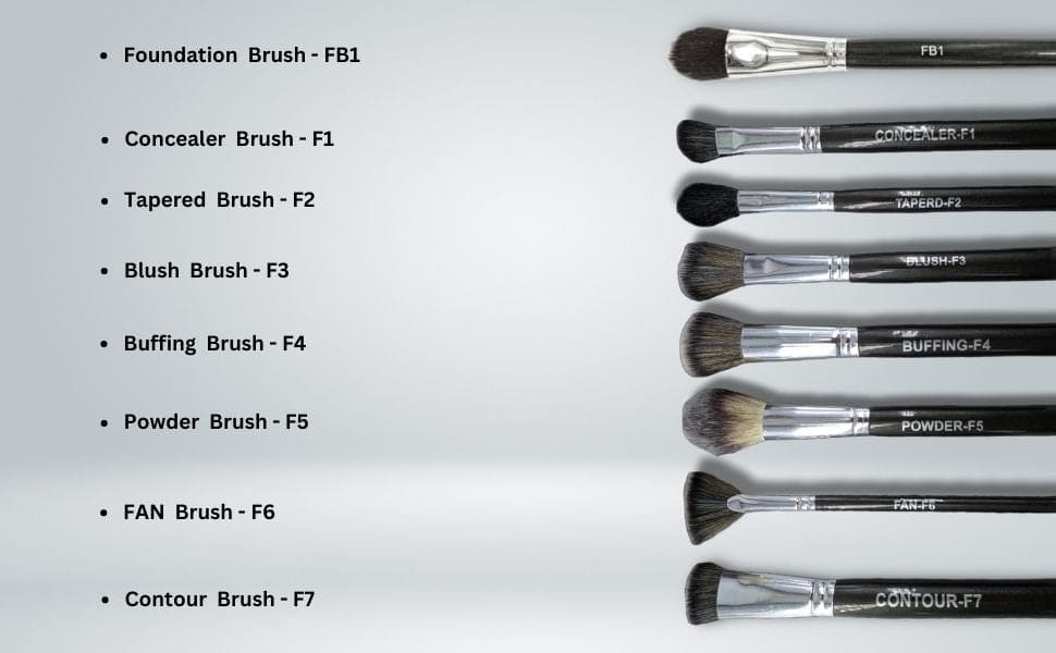 CS Essentials Full Makeup Brush Set - Set Of 18 Brushes