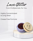 Luxe Eyeshadow Glitter - Shade CS 017 | Red Wine