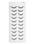 Faux Mink Eyelashes (10 Pairs) - D38