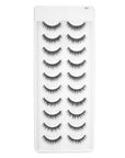 Faux Mink Eyelashes (10 Pairs) - D27