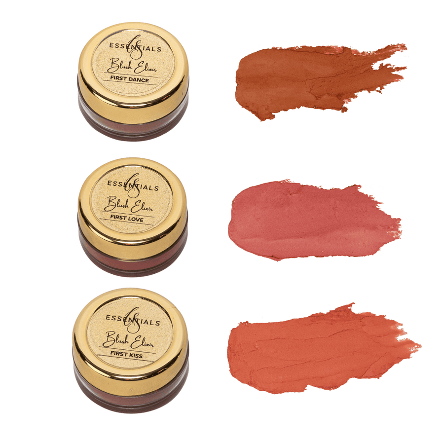 Blush Elixir Trio | A Luxe Radiant Cream Blush | Effortlessly Blending | Long Lasting (First Love, First Kiss & First Dance)
