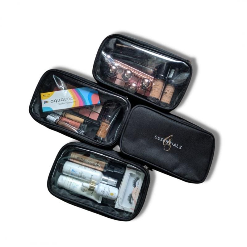Compact Vanity Organizer with Transparent Lid - 1 Bag